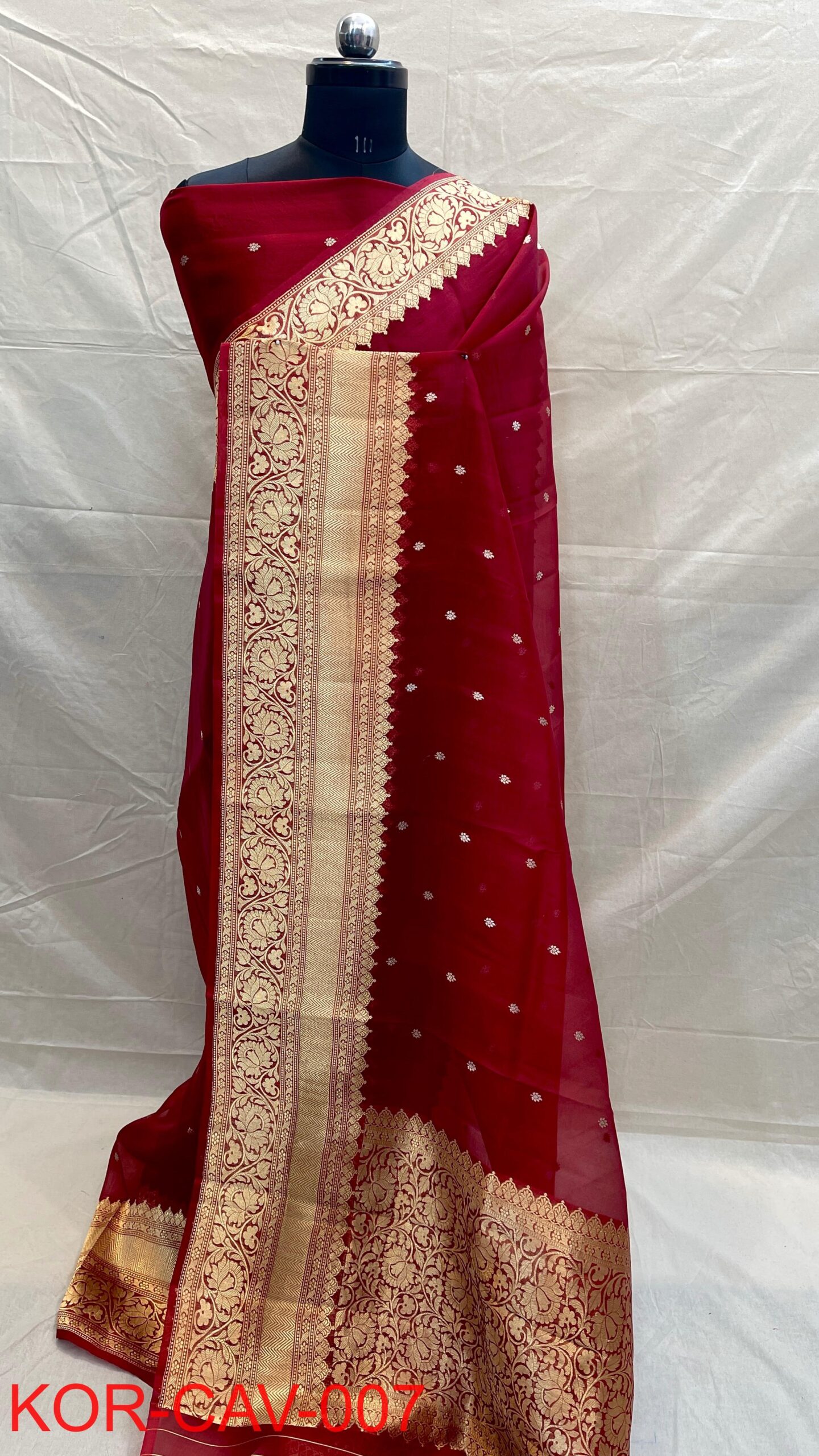 Banarasi Kora Pure Silk Saree