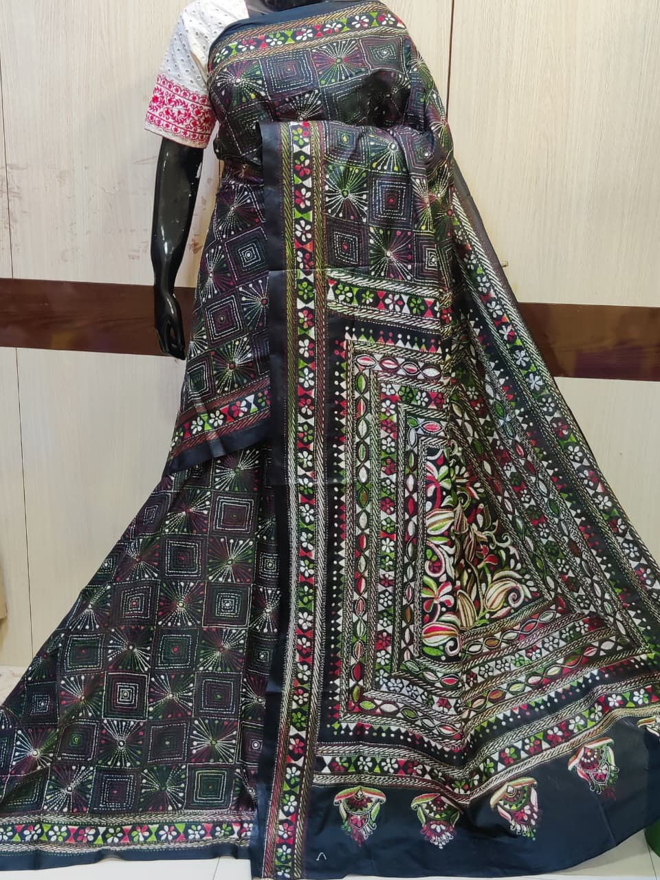 ALL NEW EXCLUSIVE Kantha Stitch Handwork saree's