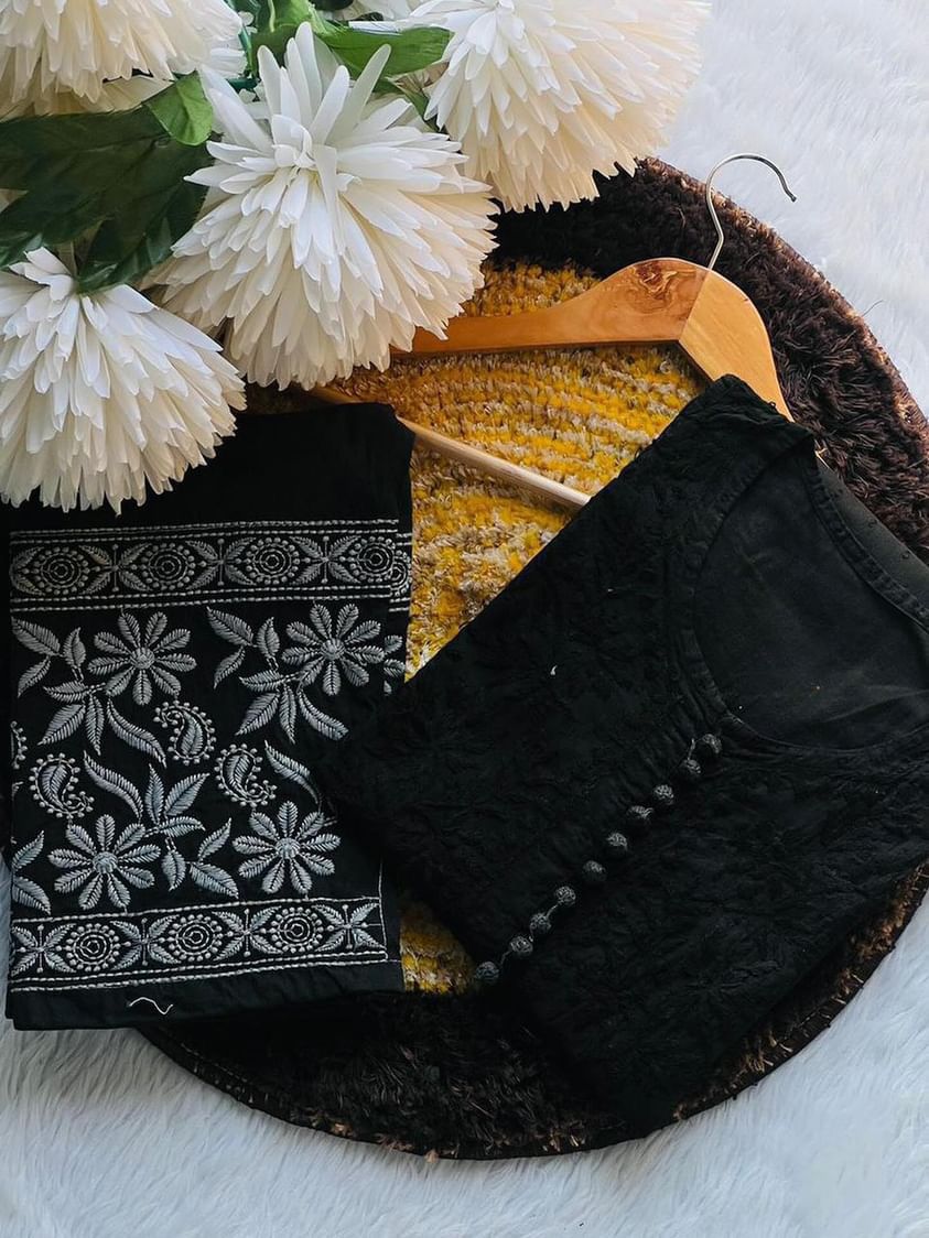 Palazo Set With Tone to Tone Lucknowi Chikankari Handwork