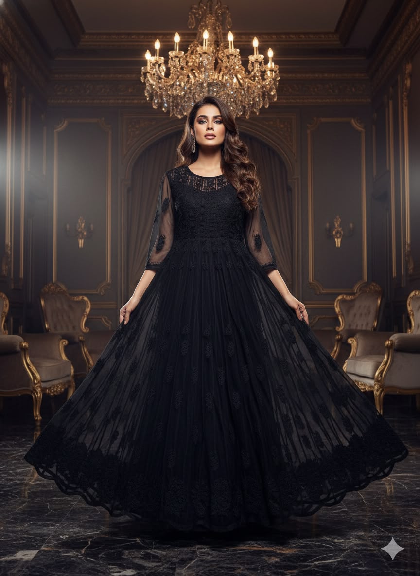 Chiankaari Allover Handwork Anarkali 56Kali