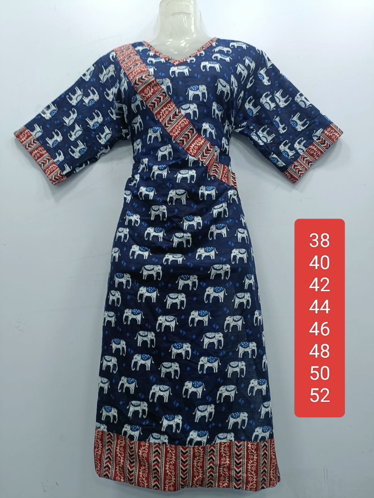 Color: Indigo Blue Elephanta