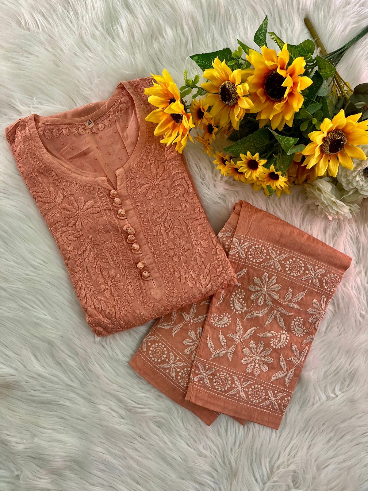 Color: Brownish Peach