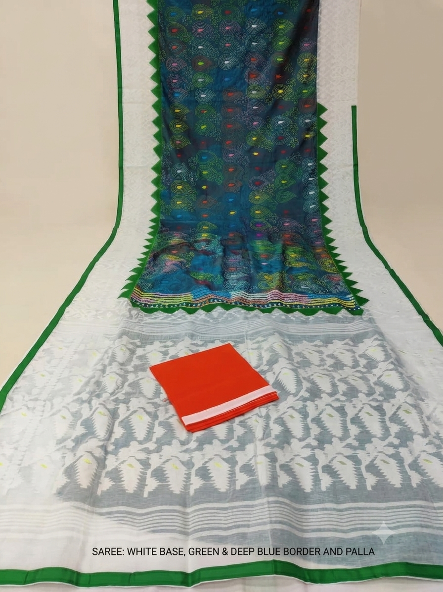 Color: White Green