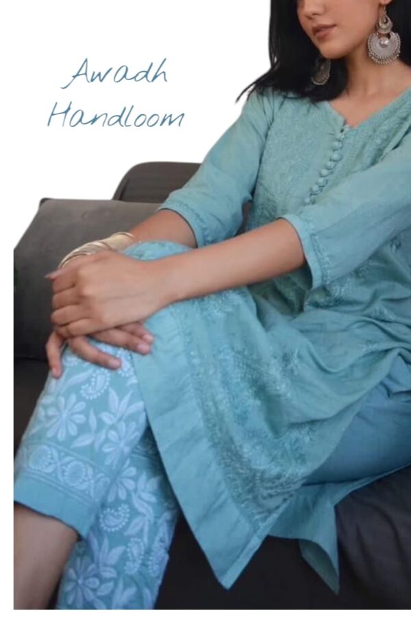 Chikankaari Handwork Palazo Set