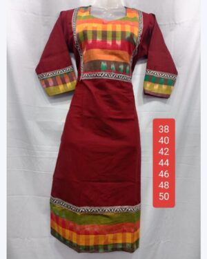 GAMCHA SOFT COTTON LONG KURTI