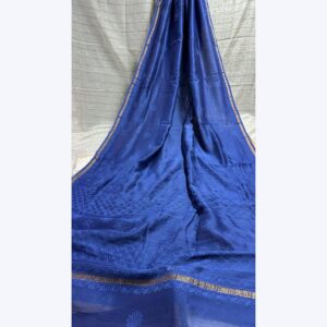 Beautiful Soft pure Chanderi Silk Saree With blouse